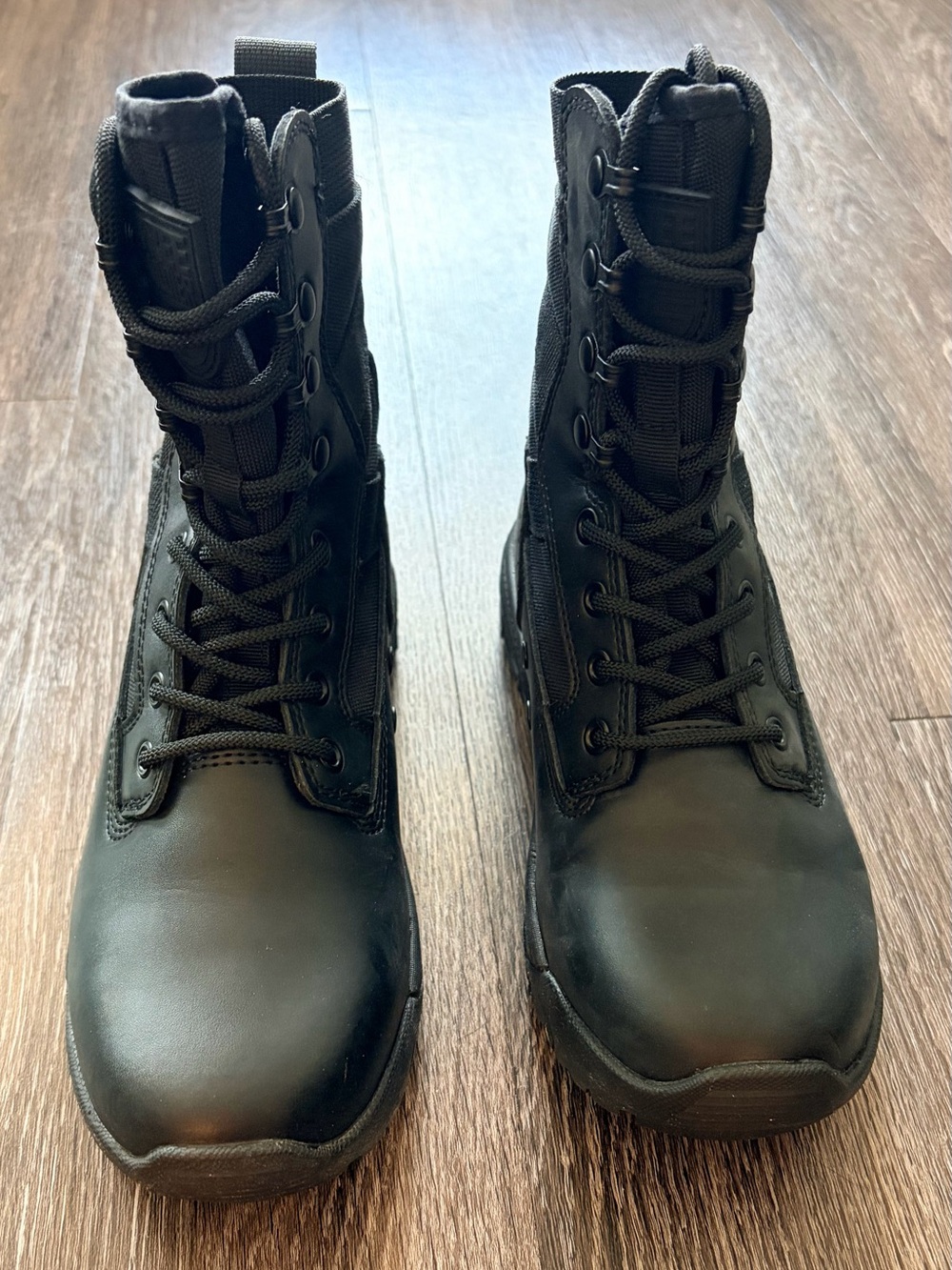 Free Soldier Women Black Military Tactical Lace-Up Boots 🥾